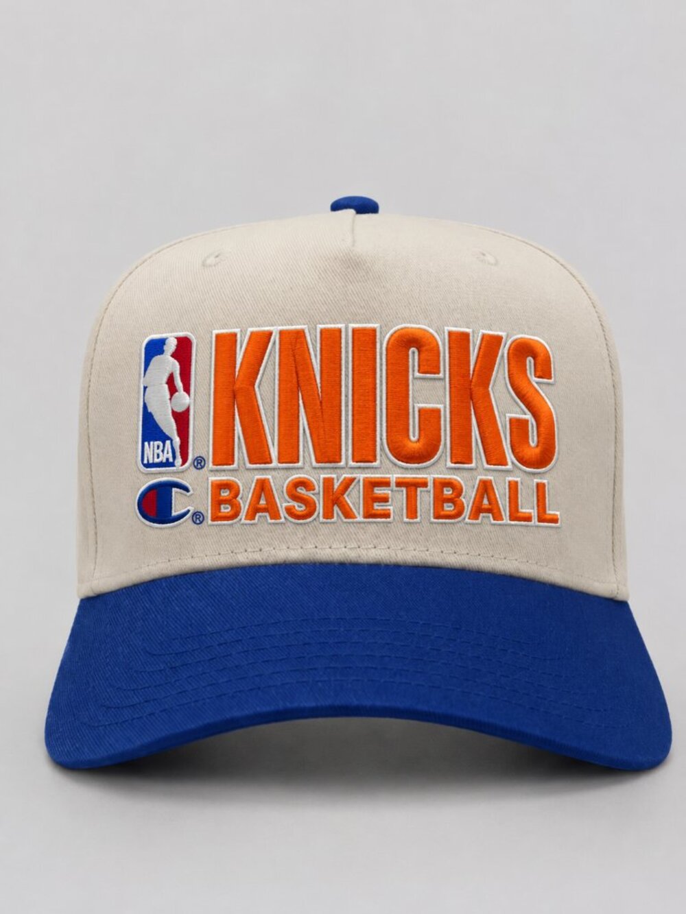 New York Knicks Black & Blue Snapback Hat